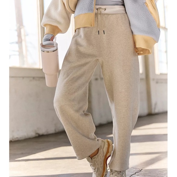 FREE PEOPLE FP MOVEMENT You Wish Pants Sweatpants Barrel Leg Joggers - Picture 2 of 9